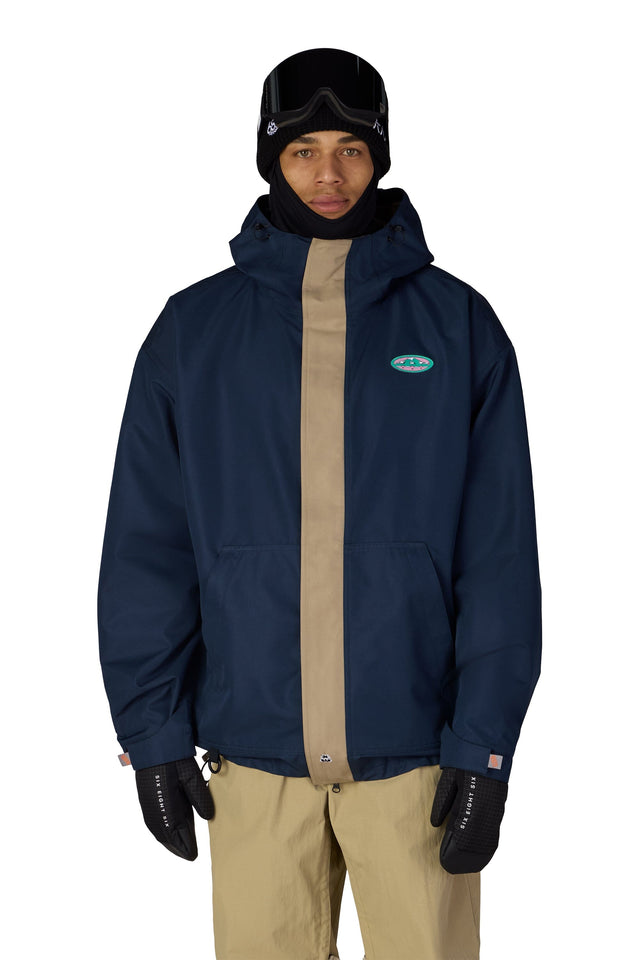 686 1994 Liberty Snow Jacket Navy Colorblock 2027 Men's Snow Jackets 686 
