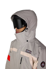 686 2001 Logic Snow Jacket Light Grey Colorblock 2027 Men's Snow Jackets 686 