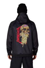 686 Metallica Bonded Fleece Pullover Hoodie Metallica Black Men's Pullover Hoodies 686 