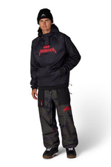 686 Metallica Bonded Fleece Pullover Hoodie Metallica Black Men's Pullover Hoodies 686 