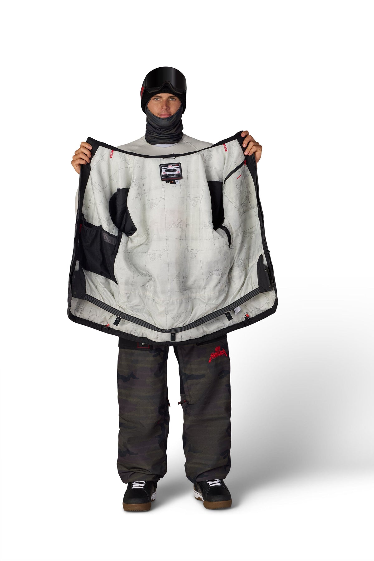 686 Metallica One Insulated Snow Jacket Metallica Camo 2027 Men's Snow Jackets Freeride Boardshop 
