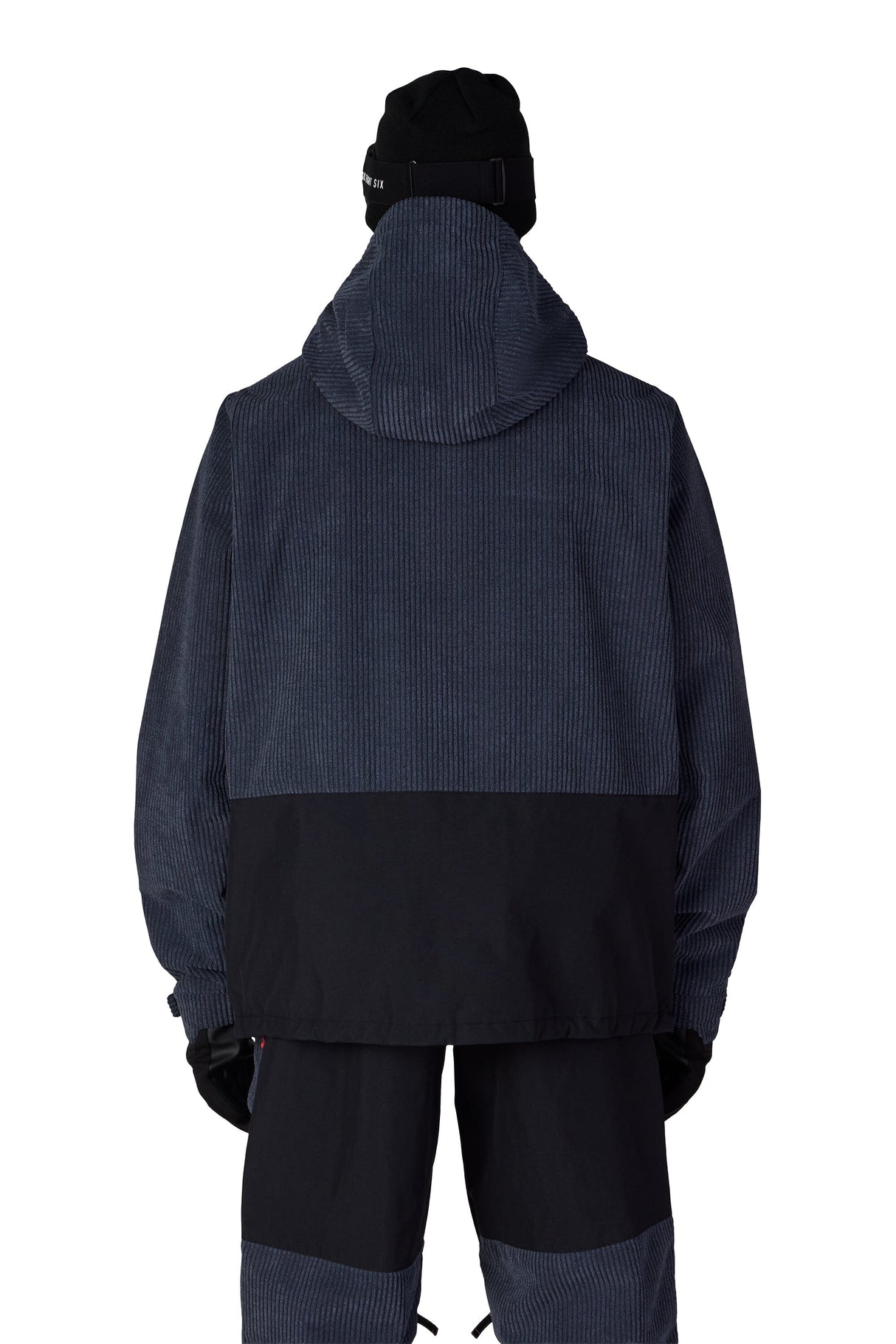 686 Ghost 2.5L Anorak Snow Jacket Navy Wide Whale Corduroy 2027 Men's Snow Jackets 686 