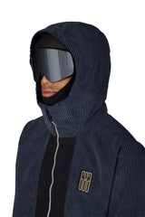 686 Ghost 2.5L Anorak Snow Jacket Navy Wide Whale Corduroy 2027 Men's Snow Jackets 686 
