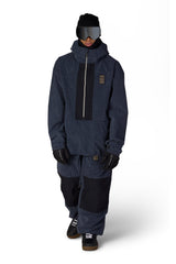 686 Ghost 2.5L Anorak Snow Jacket Navy Wide Whale Corduroy 2027 Men's Snow Jackets 686 
