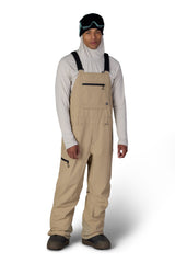 686 Lockup Shell Bib Snow Pants Khaki 2027 Men's Snow Bib Pants 686 