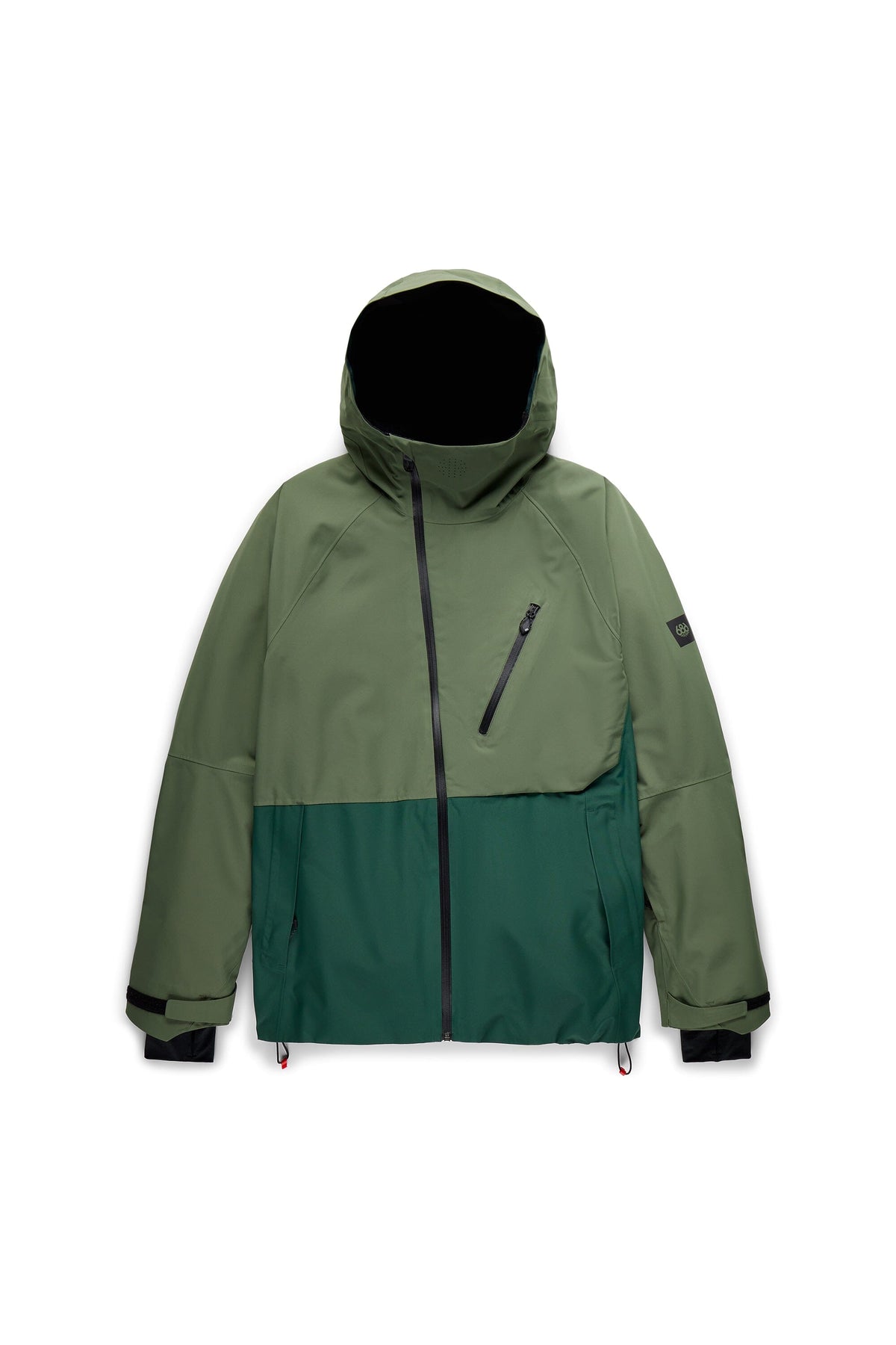 686 Hydra Thermagraph Snow Jacket Fatigue Green Colorblock 2027 Men's Snow Jackets 686 