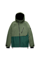686 Hydra Thermagraph Snow Jacket Fatigue Green Colorblock 2027 Men's Snow Jackets 686 