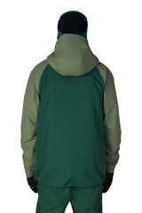 686 Hydra Thermagraph Snow Jacket Fatigue Green Colorblock 2027 Men's Snow Jackets 686 