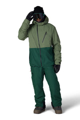 686 Hydra Thermagraph Snow Jacket Fatigue Green Colorblock 2027 Men's Snow Jackets 686 