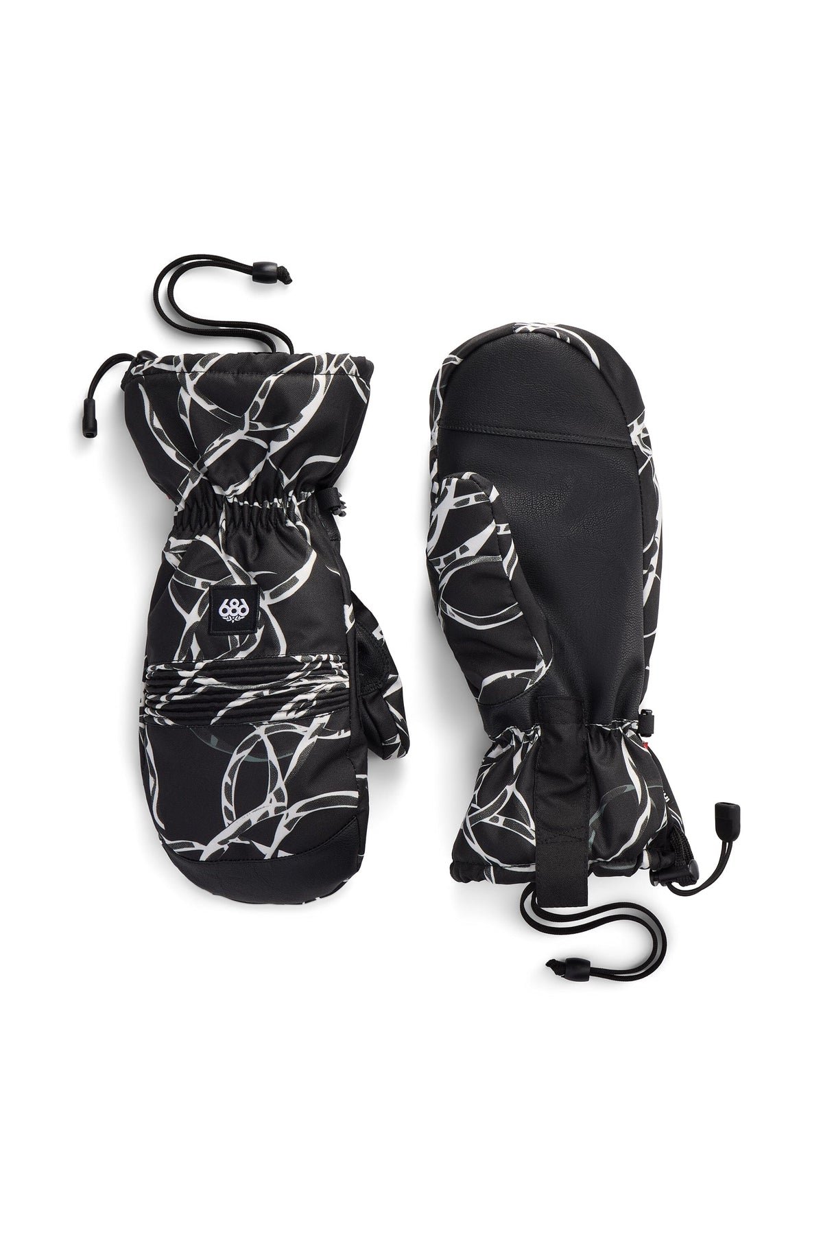 686 Lander Mitt Black Wire Men's Snow Mitts 686 