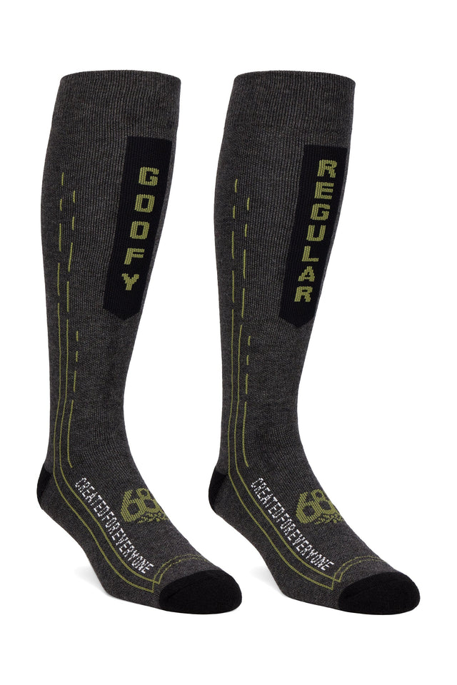 686 Merino Balance Snow Socks 2 Pack Assorted Men's Snowboard Socks 686 