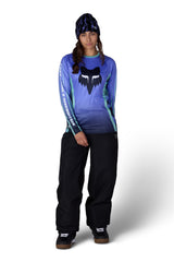 686 Women's Fox Racing Base Layer Top Fox Alpenglow Blue Women's Base Layers 686 