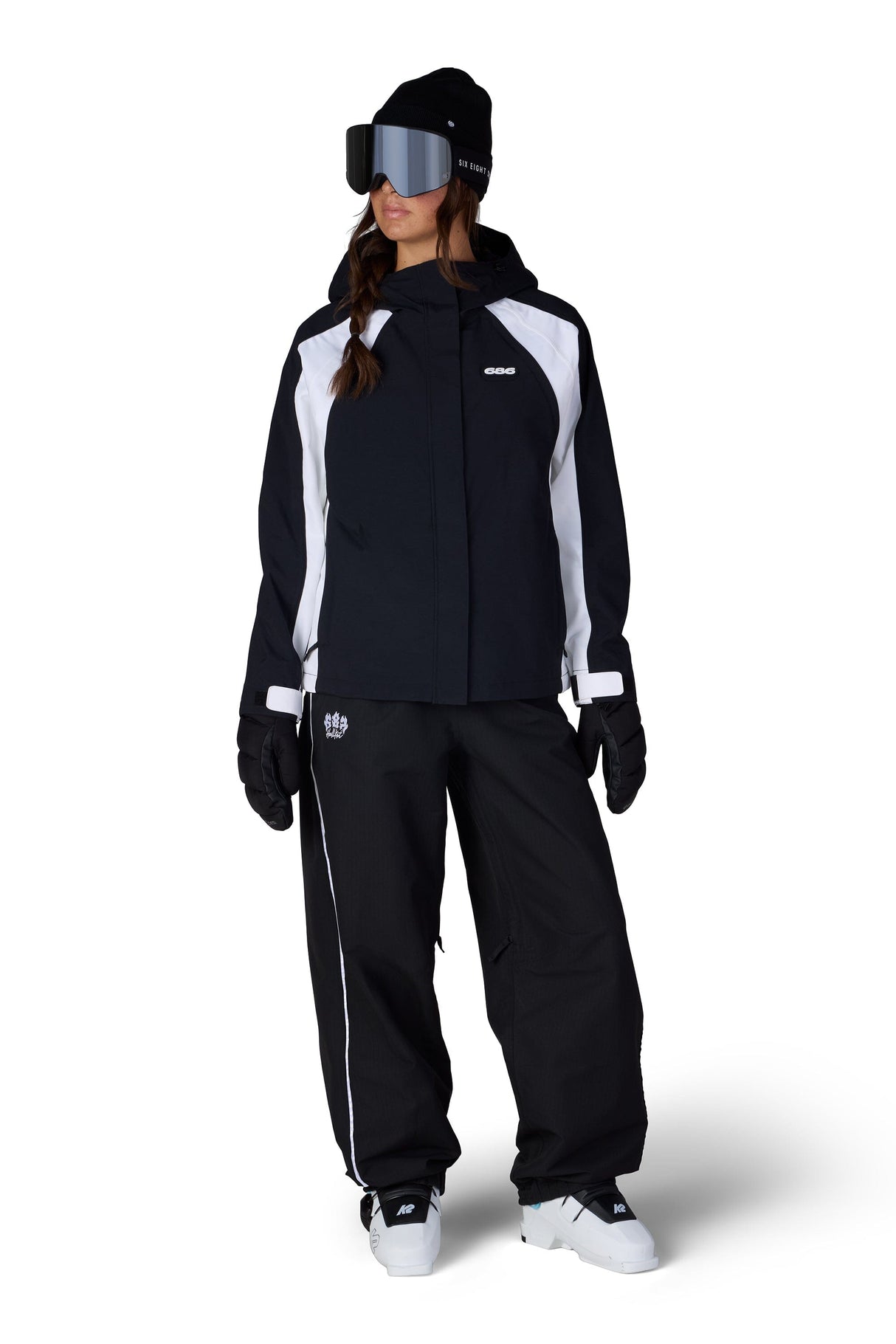 686 Women's Hellcat Shell Snow Pants Black 2027 Women's Snow Pants 686 