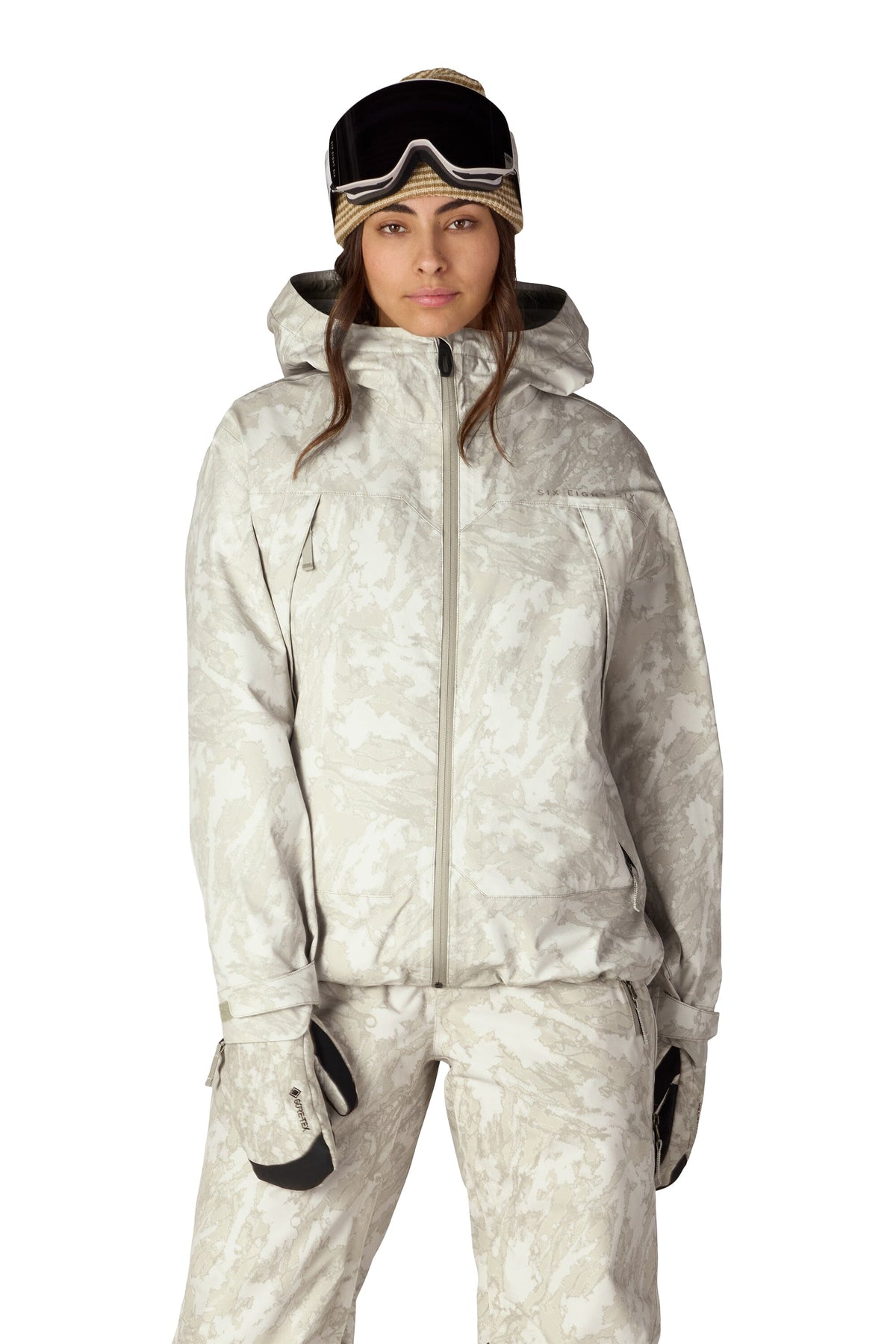 686 Women's Smarty 3-In-1 Framework 3L Snow Jacket Limestone Scratch Camo 2027 Men's Snow Jackets 686 