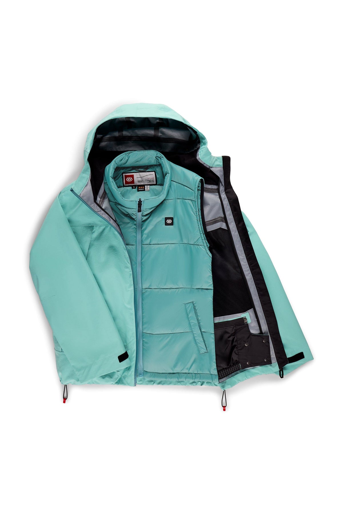 686 Women's Smarty 3-In-1 Framework 3L Snow Jacket Wasabi 2027 Men's Snow Jackets 686 