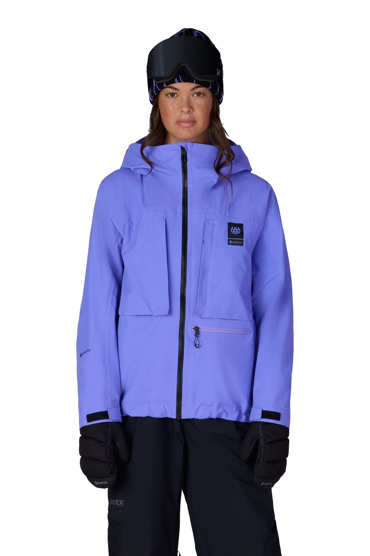 686 Women's GORE-TEX Scheme Thermagraph Snow Jacket Alpenglow Blue 2027 Women's Snow Jackets 686 