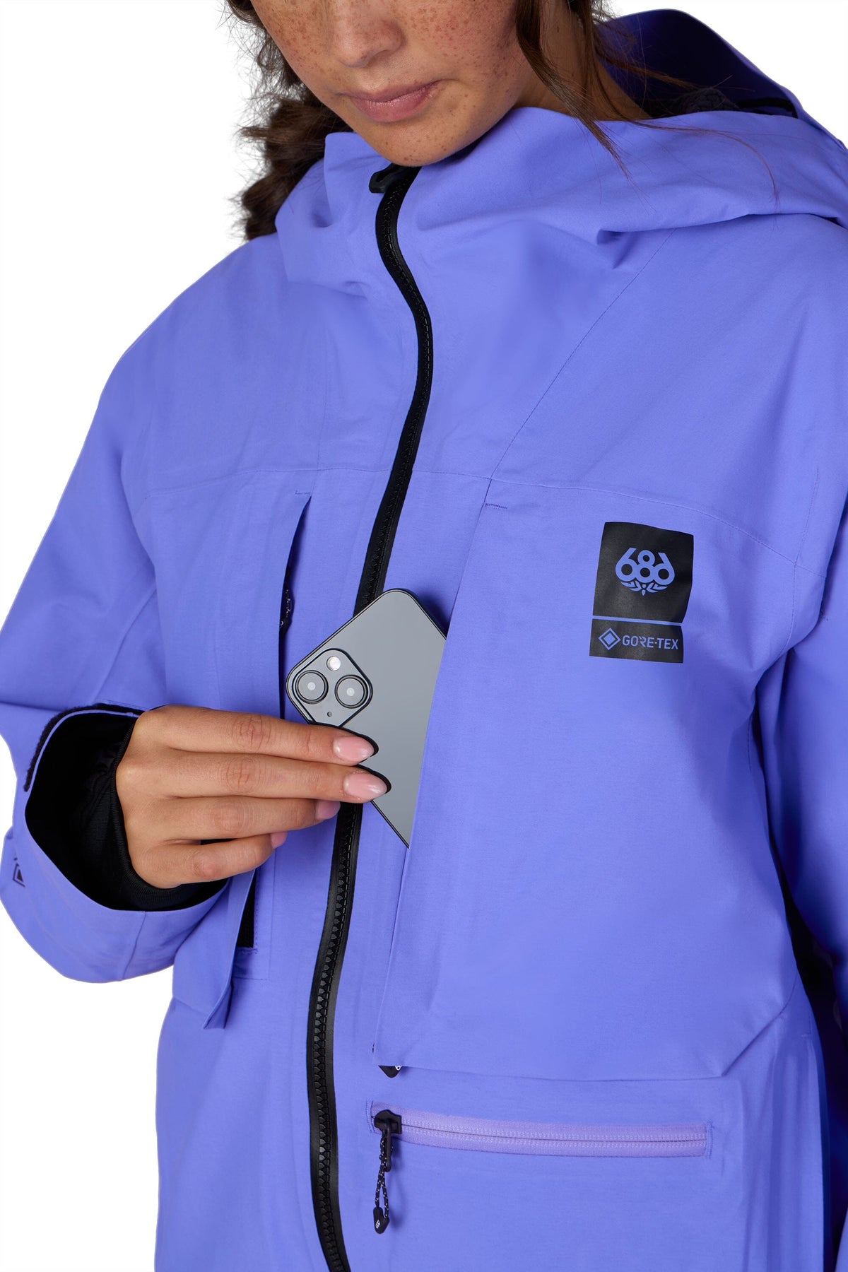 686 Women's GORE-TEX Scheme Thermagraph Snow Jacket Alpenglow Blue 2027 Women's Snow Jackets 686 