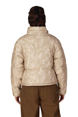686 Women's Gracious Puffer Jacket Limestone Scratch Camo Women's Street Jackets 686 