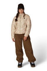 686 Women's Gracious Puffer Jacket Limestone Scratch Camo Women's Street Jackets 686 