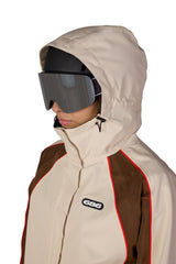686 Women's Hologram Shell Snow Jacket Limestone Colorblock 2027 Women's Snow Jackets 686 
