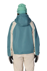686 Women's Hologram Shell Snow Jacket Pale Firn Colorblock 2027 Women's Snow Jackets 686 