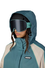 686 Women's Hologram Shell Snow Jacket Pale Firn Colorblock 2027 Women's Snow Jackets 686 