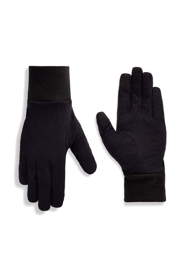 686 Women's Merino Glove Liner Black Heather Women's Glove Liners 686 