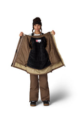 686 Women's Smarty 3-In-1 Spellbound Snow Jacket Dark Earth Dobby 2026 Women's Snow Jackets 686 