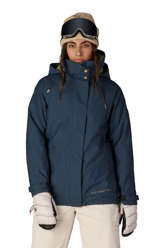686 Women's Smarty 3-In-1 Spellbound Snow Jacket Navy Dobby 2026 Women's Snow Jackets 686 