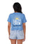 SALTY CREW Women's Cruisin Crop T-Shirt Blue Dusk Women's T-Shirts Salty Crew 