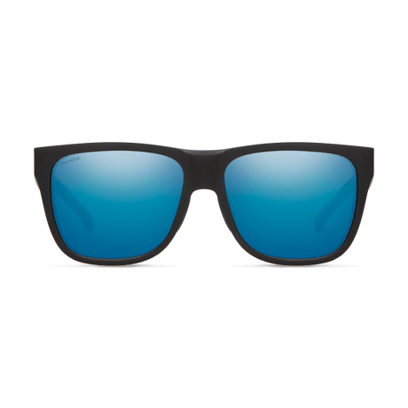 SMITH Lowdown 2 Matte Black - ChromaPop Blue Mirror Polarized Sunglasses Sunglasses Smith 