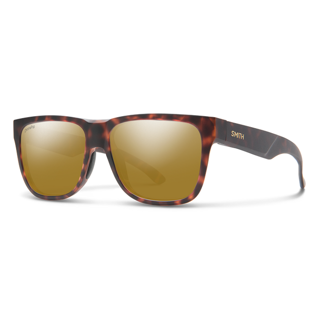 SMITH Lowdown 2 Matte Tortoise - ChromaPop Bronze Mirror Polarized Sunglasses Sunglasses Smith 