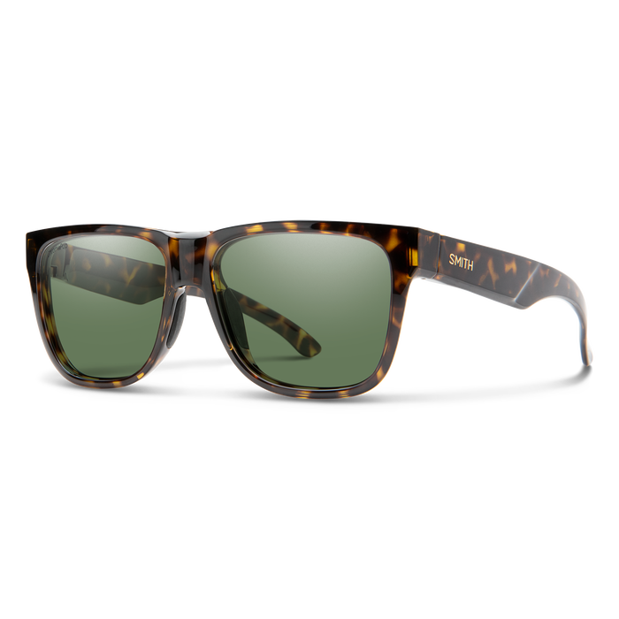 SMITH Lowdown 2 Vintage Tort - ChromaPop Gray Green Polarized Sunglasses Sunglasses Smith 