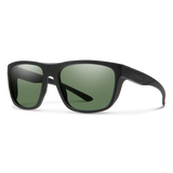 SMITH Barra Matte Black - ChromaPop Grey Green Polarized Sunglasses Sunglasses Smith 