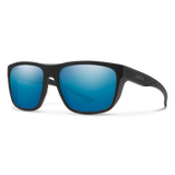 SMITH Barra Matte Black - ChromaPop Blue Mirror Polarized Sunglasses Sunglasses Smith 