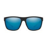 SMITH Barra Matte Black - ChromaPop Blue Mirror Polarized Sunglasses Sunglasses Smith 