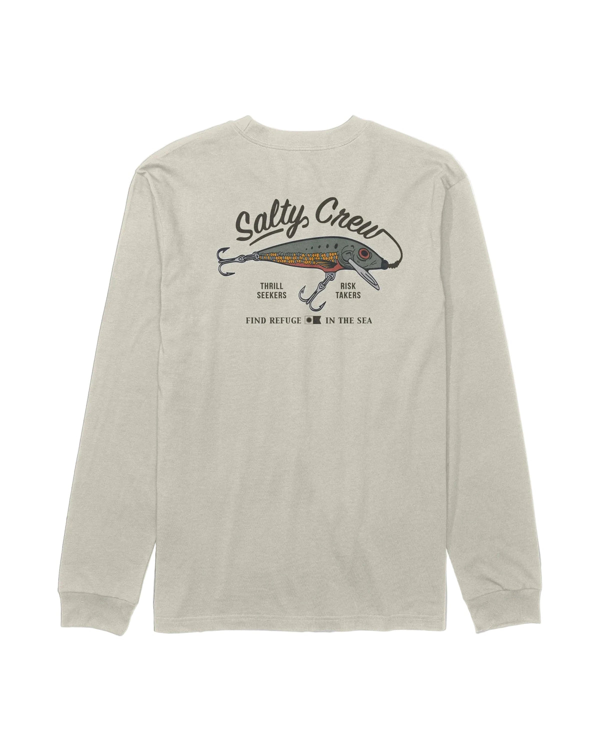 SALTY CREW Decoy Long Sleeve T-Shirt Bone Men's Long Sleeve T-Shirts Salty Crew 