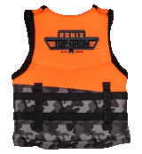 RONIX Youth Top Gram CGA Wake Vest Orange/Black Camo Youth Wake Vests Ronix 