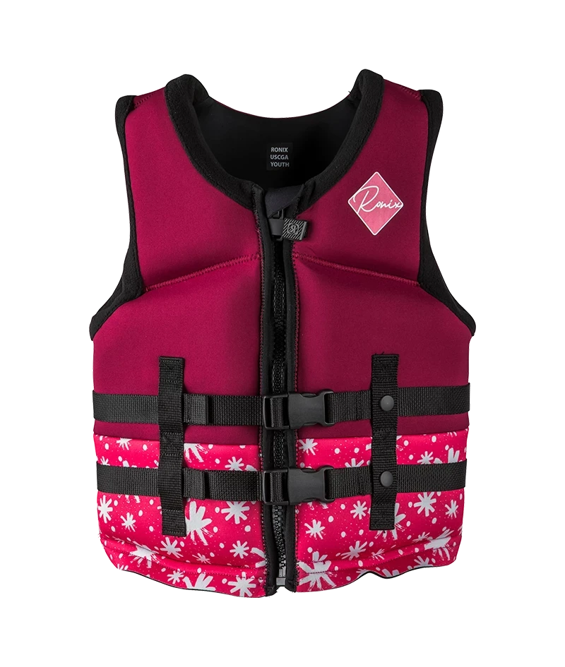 RONIX Youth Laguna CGA Wake Vest Plum Youth Wake Vests Ronix 