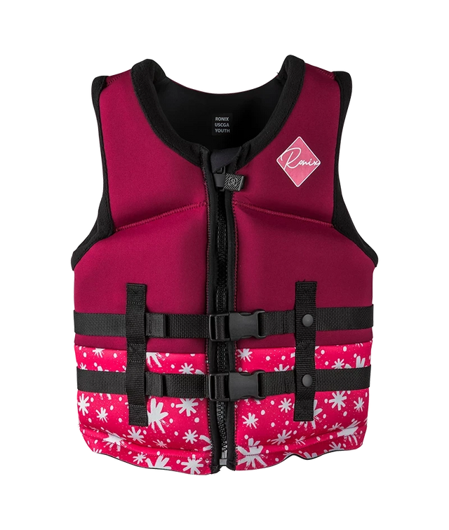 RONIX Youth Laguna CGA Wake Vest Plum Youth Wake Vests Ronix 