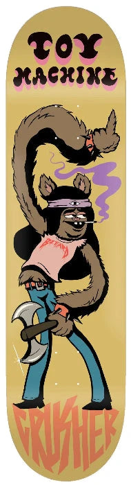 TOY MACHINE Axel Cruysberghs Stevie Gee 8.5 Skateboard Deck Skateboard Decks Toy Machine 