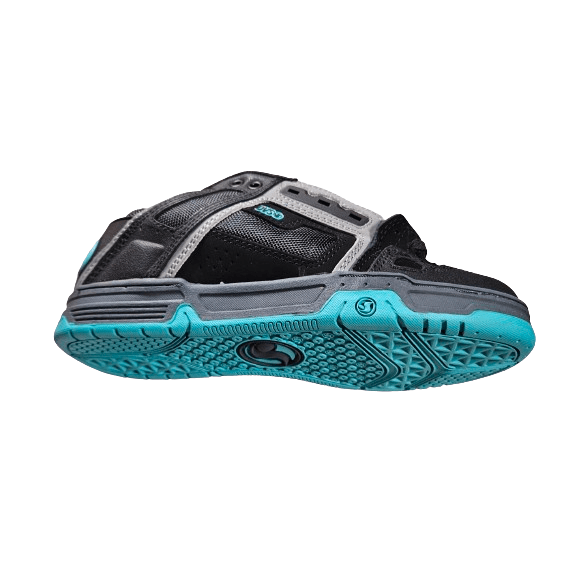 DVS Comanche Shoes Charcoal/Black/Turquoise Men's Skate Shoes DVS 