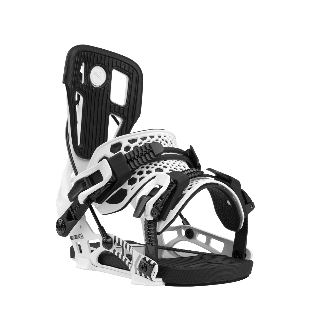 NIDECKER Flow NX2 Snowboard Bindings White 2026 Men's Snowboard Bindings Nidecker 