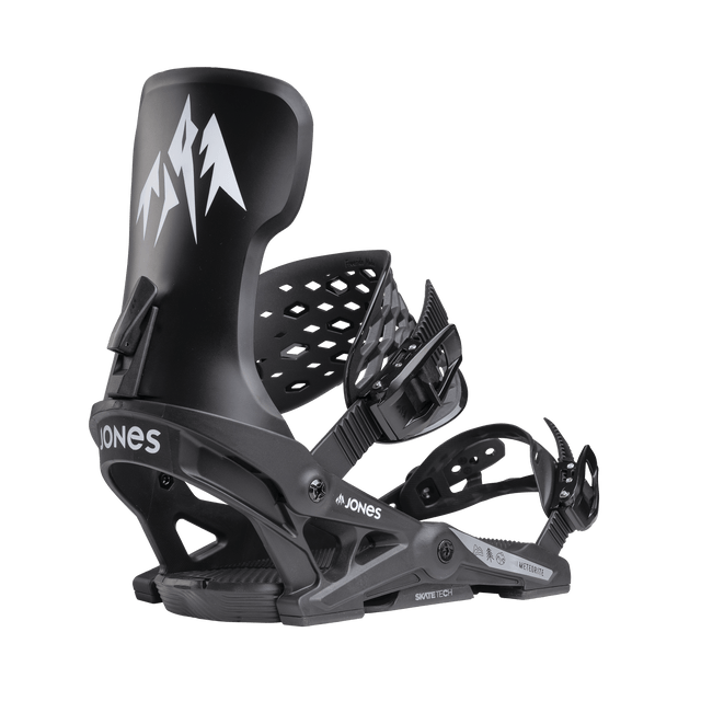 JONES Meteorite Snowboard Bindings Eclipse Black 2026 Men's Snowboard Bindings Jones Snowboards 