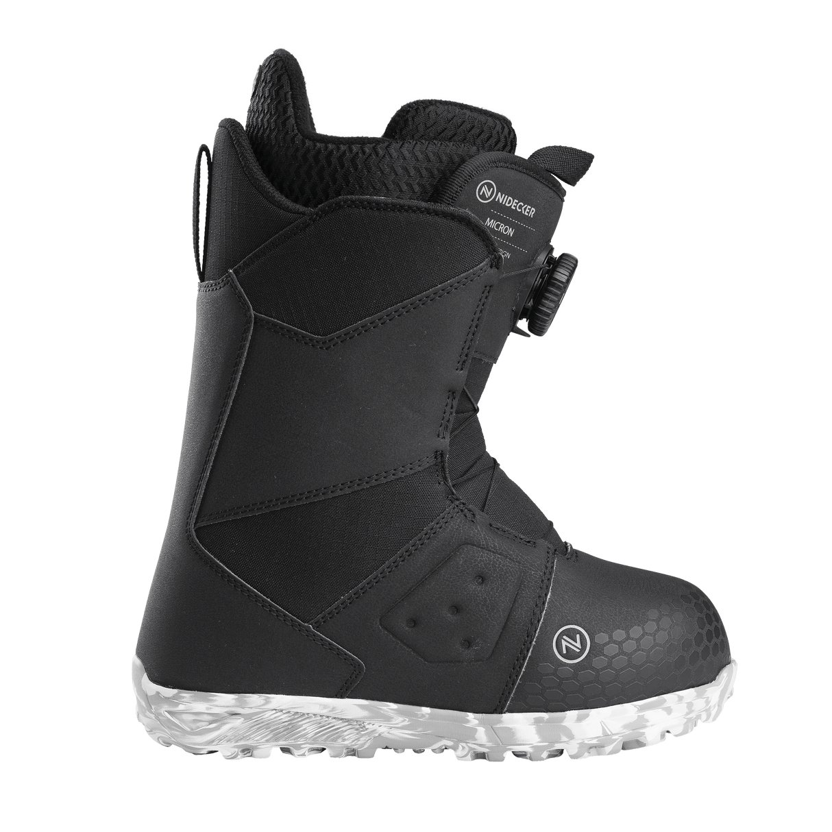 NIDECKER Youth Micron Snowboard Boots Black 2025 Youth Snowboard Boots Nidecker 