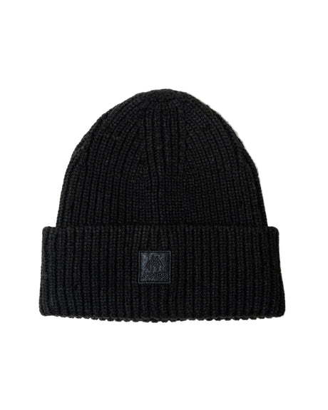JONES Anchorage Recycled Beanie Stealth Black Men's Beanies Jones Snowboards 