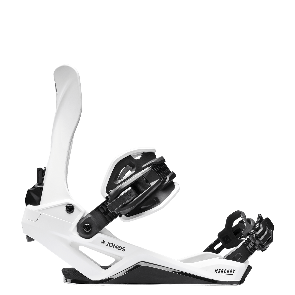 JONES Mercury FASE Snowboard Bindings Cloud White 2027 Men's Snowboard Bindings Jones Snowboards 