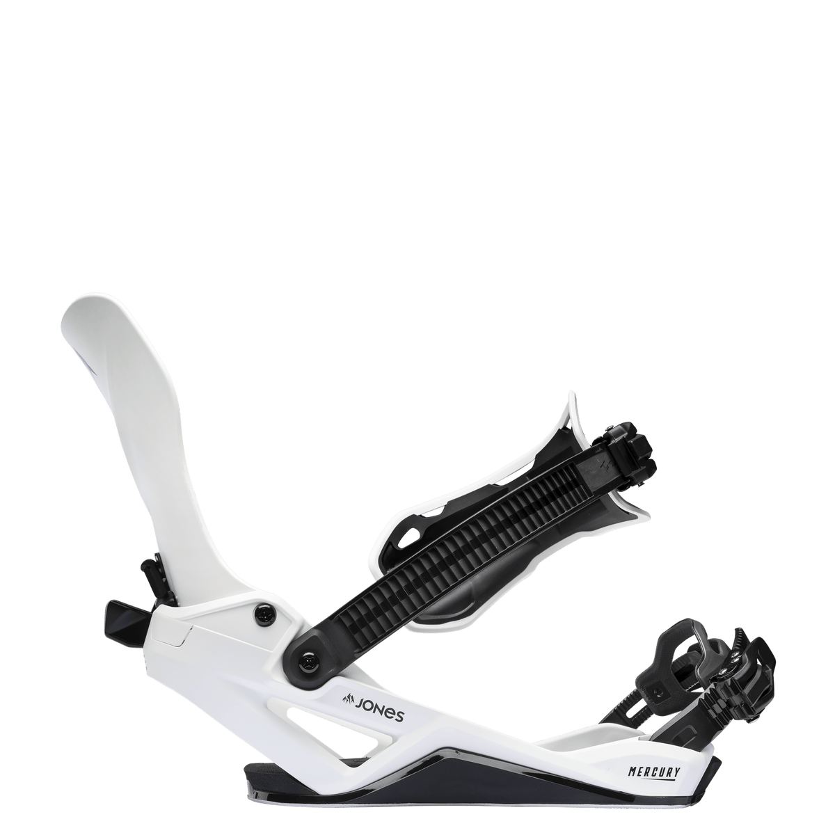 JONES Mercury FASE Snowboard Bindings Cloud White 2027 Men's Snowboard Bindings Jones Snowboards 