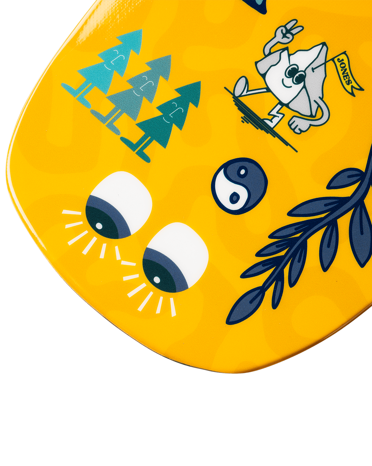 JONES Kids Happy Mountain Snowboard + Bindings Package 2026 Youth Snowboards Jones Snowboards 