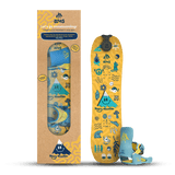 JONES Kids Happy Mountain Snowboard + Bindings Package 2026 Youth Snowboards Jones Snowboards 